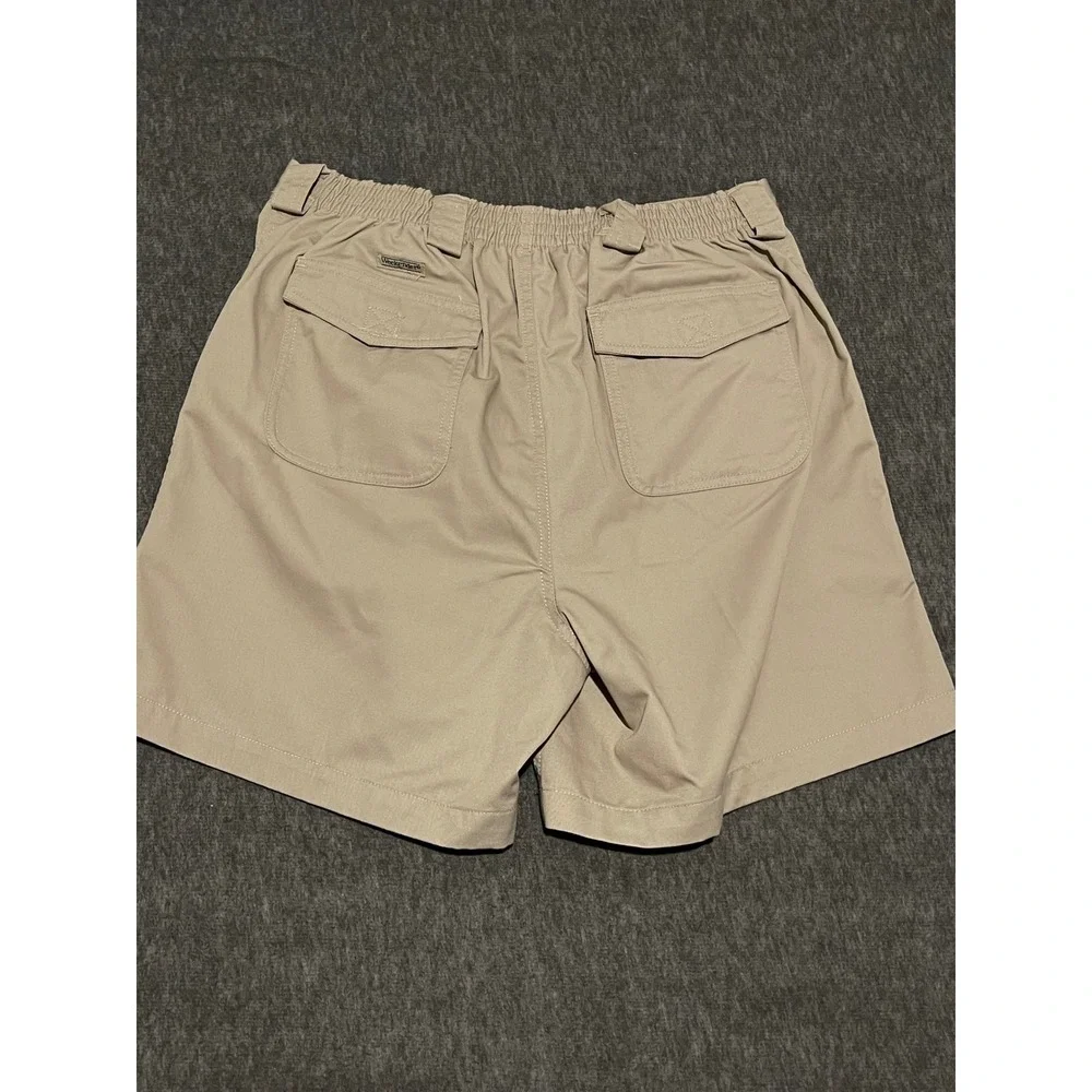 Weekender Brand Sportswear Men's Beige Cargo Shorts Size 38 Hiking, Fishing, EUC